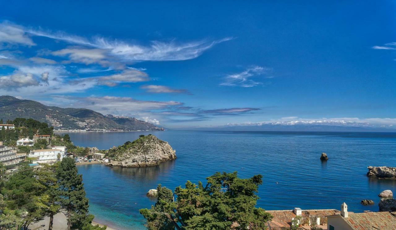 Luxury Apartment And Charm Sea View Isola Bella 陶尔米纳 外观 照片