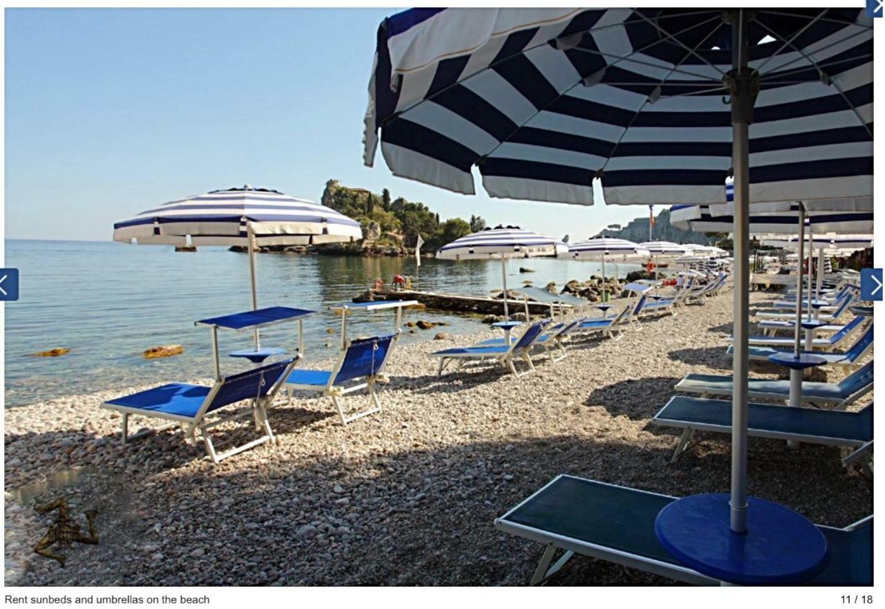 Luxury Apartment And Charm Sea View Isola Bella 陶尔米纳 外观 照片